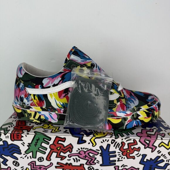 NEW VANS Kenzo x OG Old Skool LX Floral Green True White Men’s Size 9 Rare - Picture 2 of 11